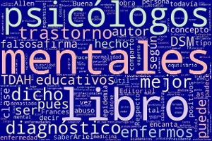 Nube de palabras: ¿Somos todos enfermos mentales?