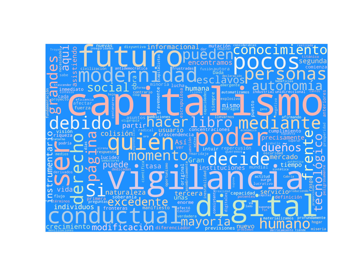 Nube de palabras: La era del capitalismo de la vigilancia
