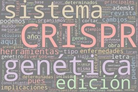 Nube de palabras: Editando genes